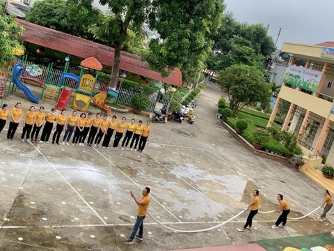 TRƯỜNG MẦM NON NOONG BUA TỔ CHỨC DIỄN TẬP PHÒNG CHÁY CHỮA CHÁY VÀ CỨU NẠN CỨU HỘ NĂM HỌC 2023 - 2024
