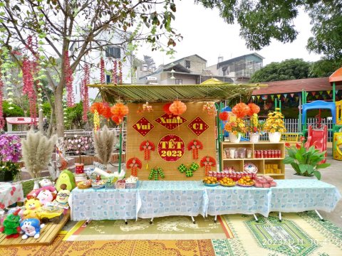 Ảnh hoạt động: TRƯỜNG MẦM NON NOONG BUA TỔ CHỨC CHƯƠNG TRÌNH TRẢI NGHIỆM “HỘI CHỢ XUÂN” CHO BÉ