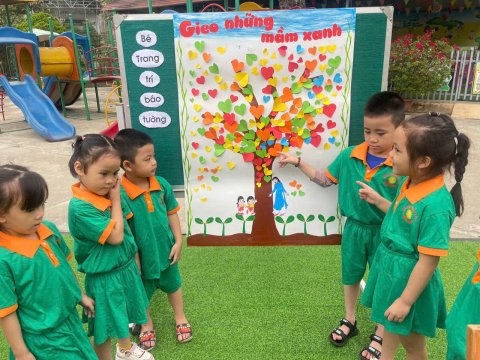 Ảnh hoạt động: HOẠT ĐỘNG TRẢI NGHIỆM CỦA CÁC BÉ TRƯỜNG MẦM NON NOONG BUA CHÀO MỪNG NGÀY 20/11