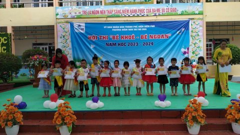 Ảnh hoạt động: TRƯỜNG MẦM NON NOONG BUA TỔ CHỨC HỘI THI “ BÉ KHOẺ BÉ NGOAN” CẤP TRƯỜNG NĂM HỌC 2023-2024