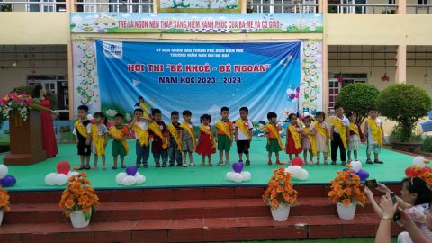 Ảnh hoạt động: TRƯỜNG MẦM NON NOONG BUA TỔ CHỨC HỘI THI “ BÉ KHOẺ BÉ NGOAN” CẤP TRƯỜNG NĂM HỌC 2023-2024