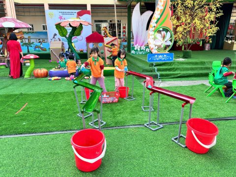 Ảnh hoạt động: HOẠT ĐỘNG NGOÀI TRỜI - SÂN CHƠI BỔ ÍCH CHO TRẺ MẦM NON