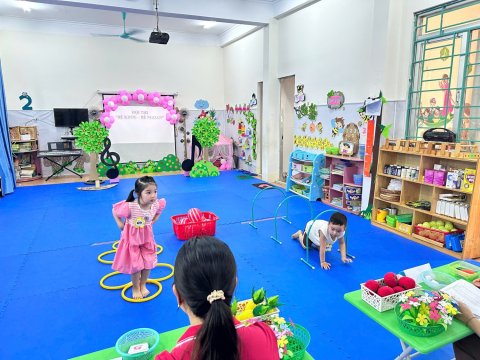 Ảnh hoạt động: TRƯỜNG MẦM NON NOONG BUA TỔ CHỨC HỘI THI “BÉ KHỎE – BÉ NGOAN” CẤP TRƯỜNG NĂM HỌC 2025-2026