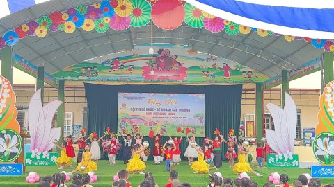 Ảnh hoạt động: TRƯỜNG MẦM NON NOONG BUA TỔ CHỨC HỘI THI “BÉ KHỎE – BÉ NGOAN” CẤP TRƯỜNG NĂM HỌC 2025-2026