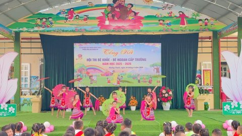 Ảnh hoạt động: TRƯỜNG MẦM NON NOONG BUA TỔ CHỨC HỘI THI “BÉ KHỎE – BÉ NGOAN” CẤP TRƯỜNG NĂM HỌC 2025-2026