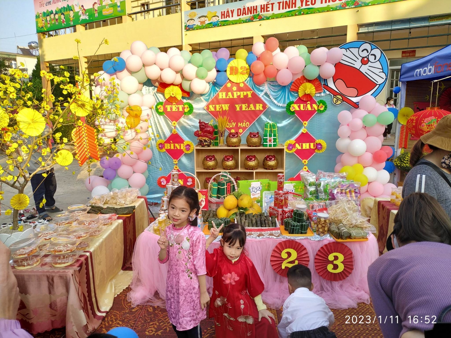 Ảnh trong bài: TRƯỜNG MẦM NON NOONG BUA TỔ CHỨC CHƯƠNG TRÌNH TRẢI NGHIỆM “HỘI CHỢ XUÂN” CHO BÉ