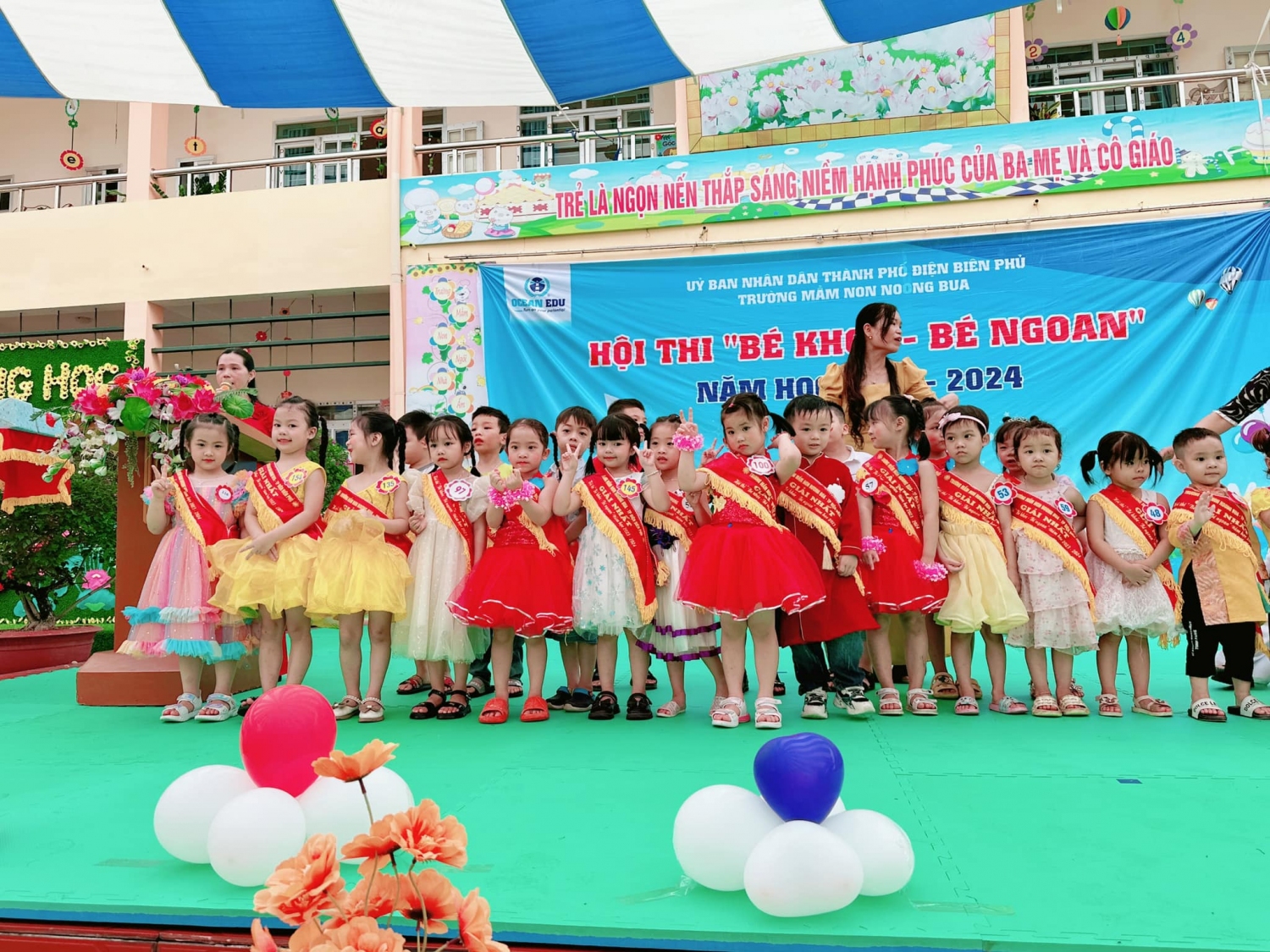 Ảnh trong bài: TRƯỜNG MẦM NON NOONG BUA TỔ CHỨC HỘI THI “ BÉ KHOẺ BÉ NGOAN” CẤP TRƯỜNG NĂM HỌC 2023-2024