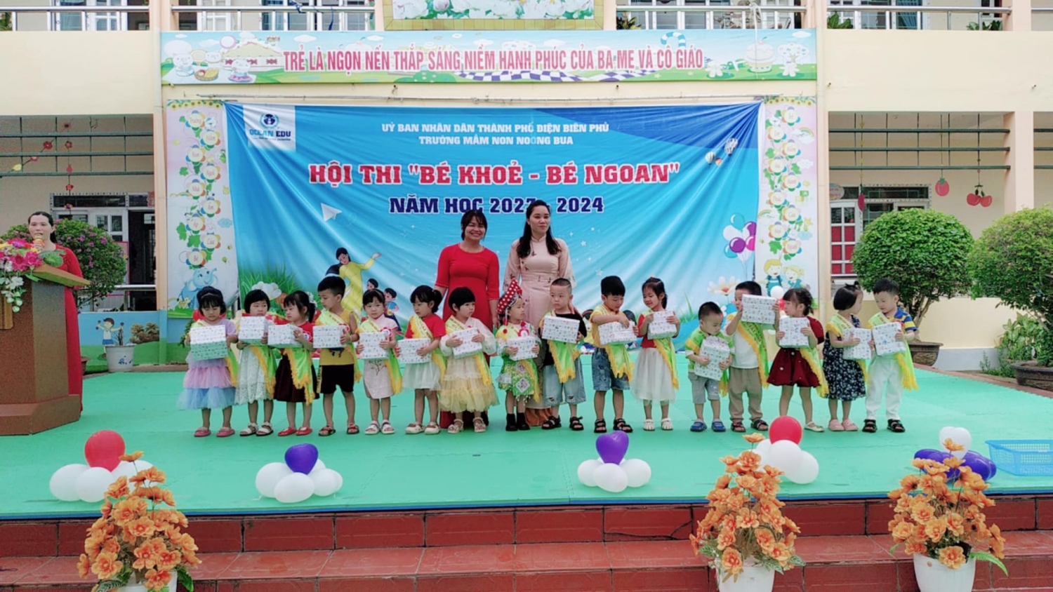 Ảnh trong bài: TRƯỜNG MẦM NON NOONG BUA TỔ CHỨC HỘI THI “ BÉ KHOẺ BÉ NGOAN” CẤP TRƯỜNG NĂM HỌC 2023-2024