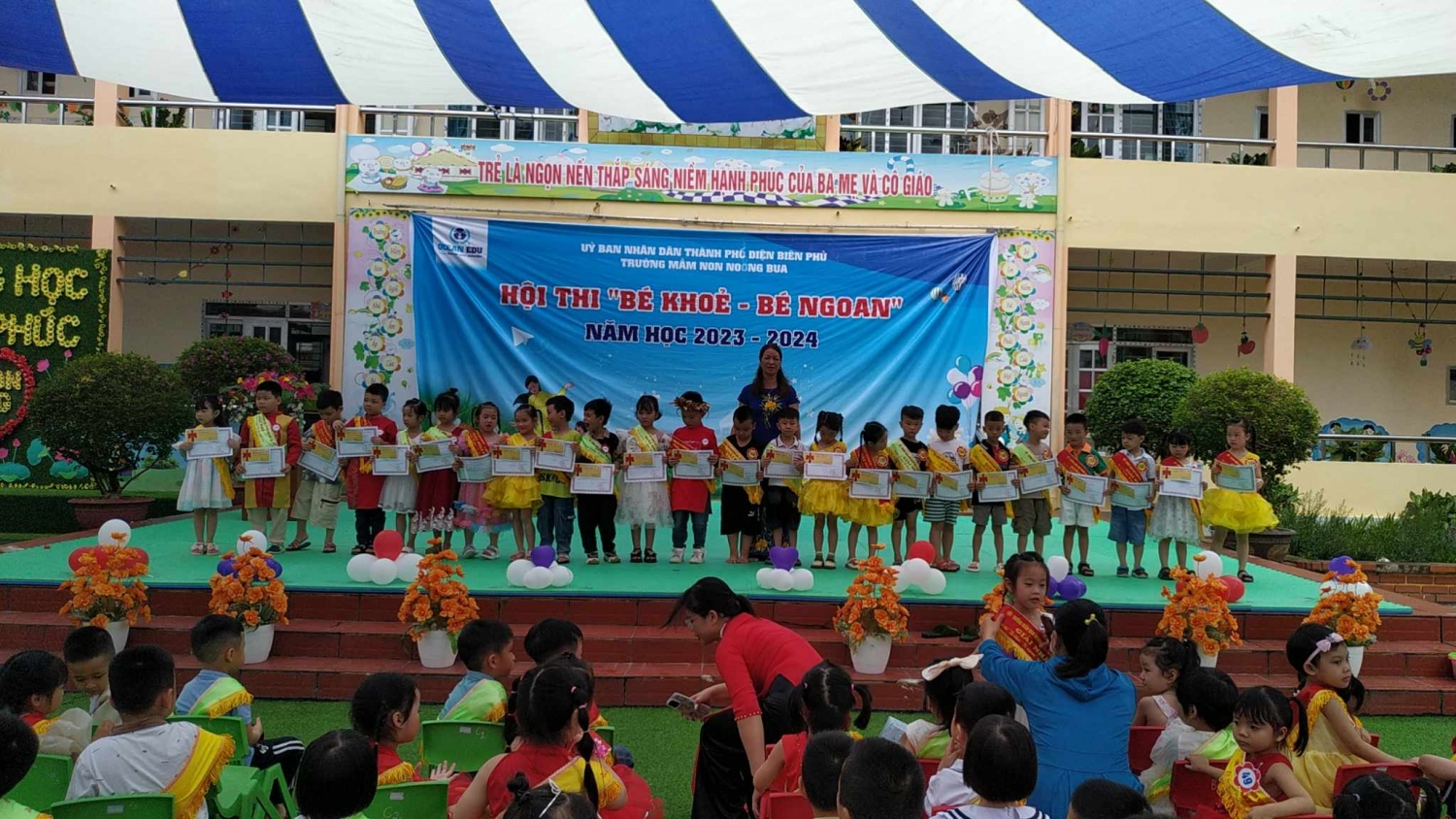 Ảnh trong bài: TRƯỜNG MẦM NON NOONG BUA TỔ CHỨC HỘI THI “ BÉ KHOẺ BÉ NGOAN” CẤP TRƯỜNG NĂM HỌC 2023-2024
