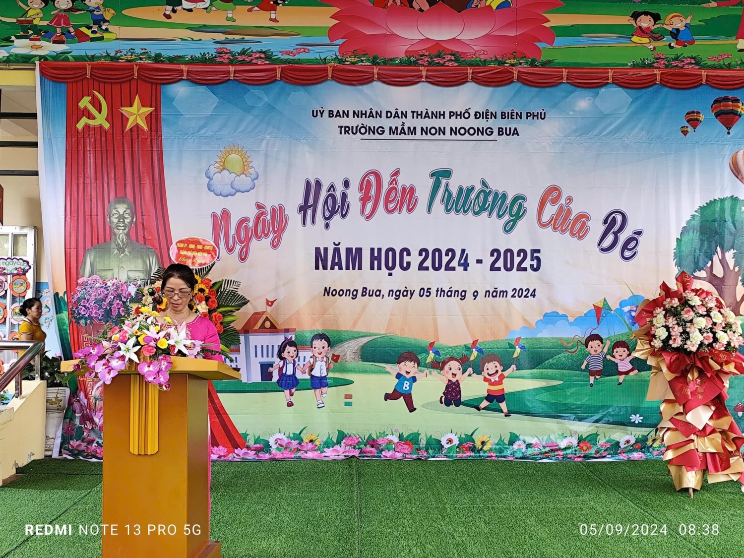 Ảnh trong bài: TƯNG BỪNG “NGÀY HỘI ĐẾN TRƯỜNG CỦA BÉ” NĂM HỌC 2024-2025 CỦA CÁC BÉ TRƯỜNG MẦM NON NOONG BUA