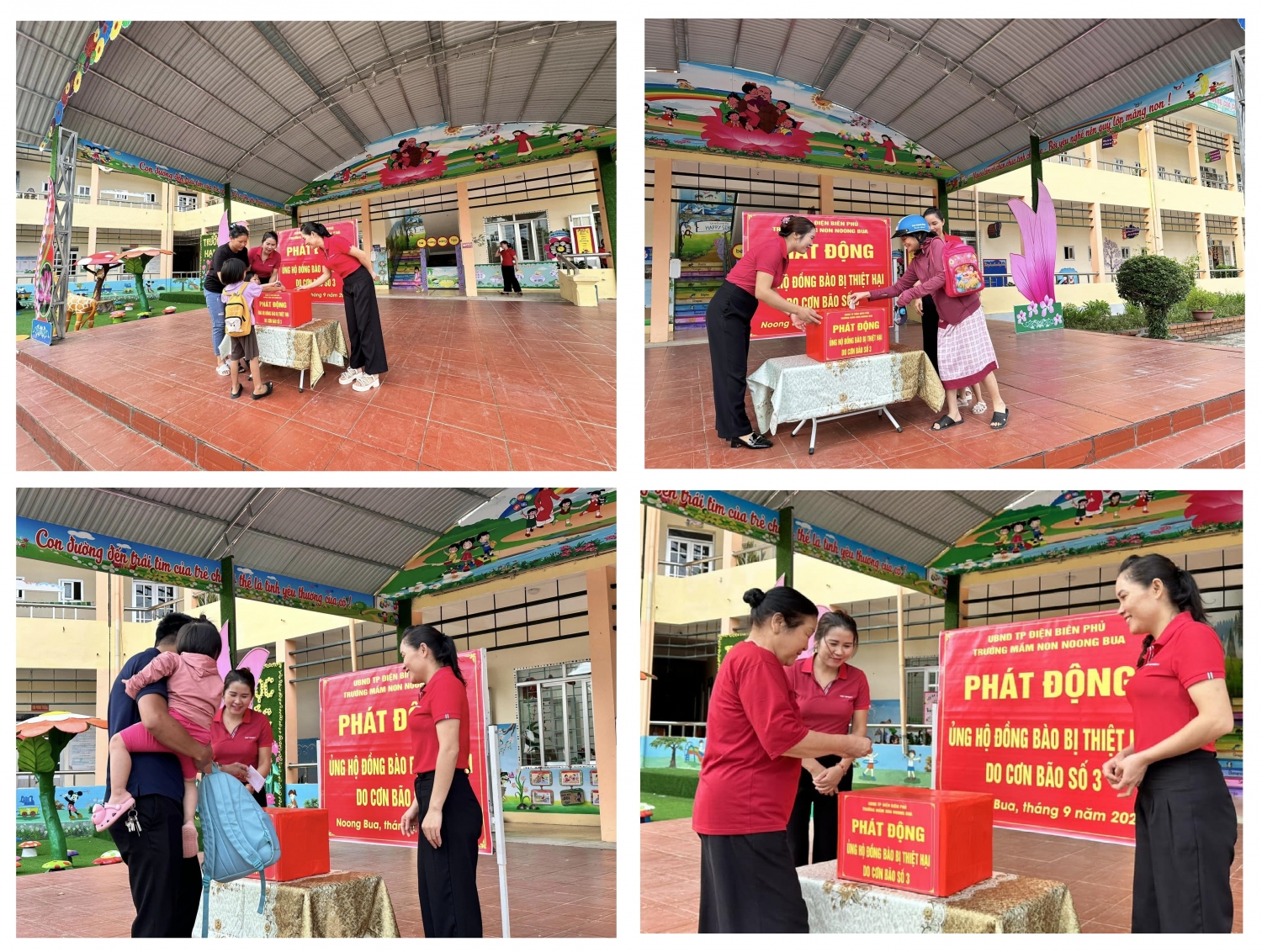 Ảnh trong bài: TRƯỜNG MẦM NON NOONG BUA TỔ CHỨC QUYÊN GÓP ỦNG HỘ ĐỒNG BÀO BỊ THIỆT HẠI DO CƠN BÃO SỐ 3