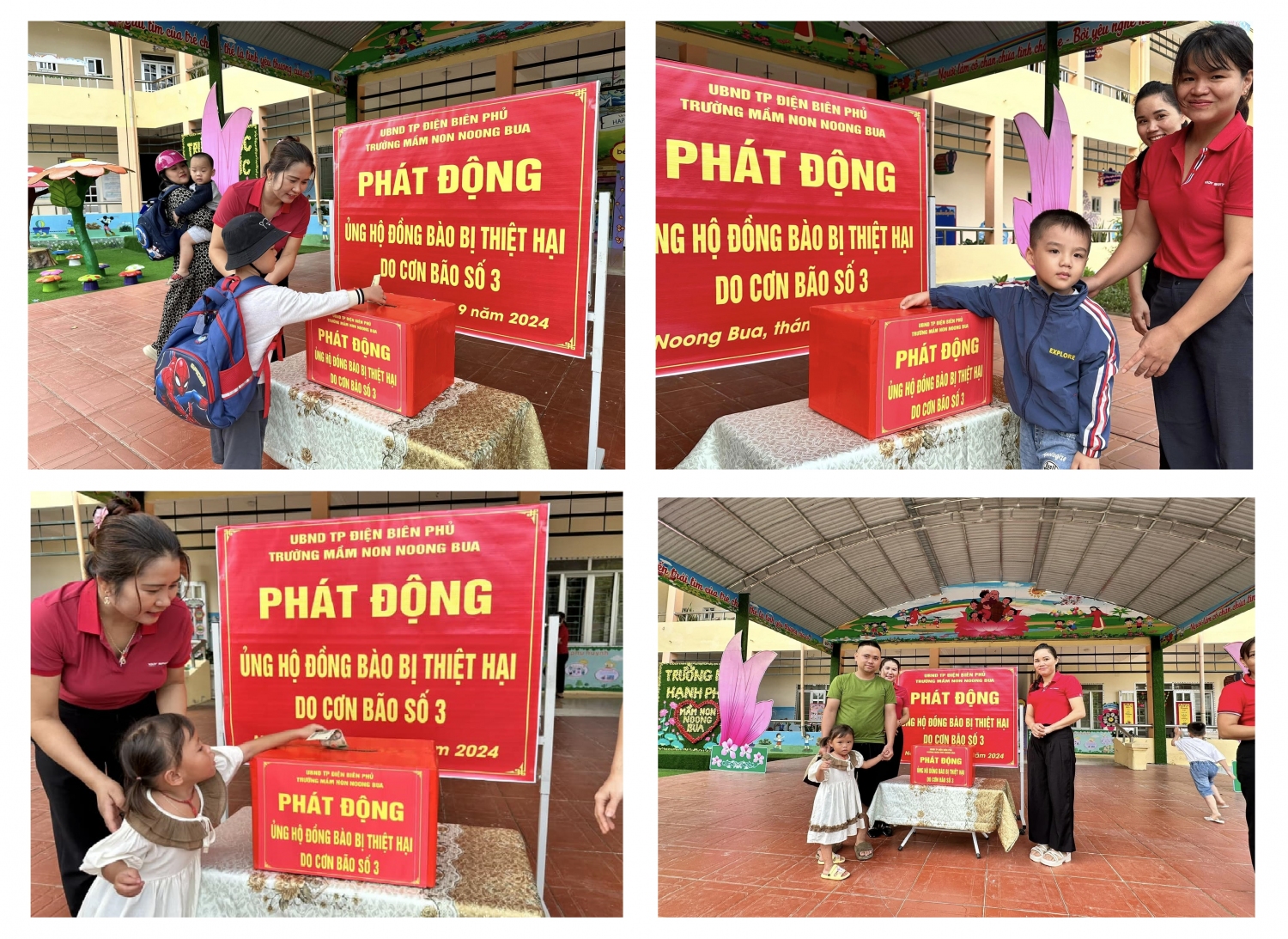 Ảnh trong bài: TRƯỜNG MẦM NON NOONG BUA TỔ CHỨC QUYÊN GÓP ỦNG HỘ ĐỒNG BÀO BỊ THIỆT HẠI DO CƠN BÃO SỐ 3