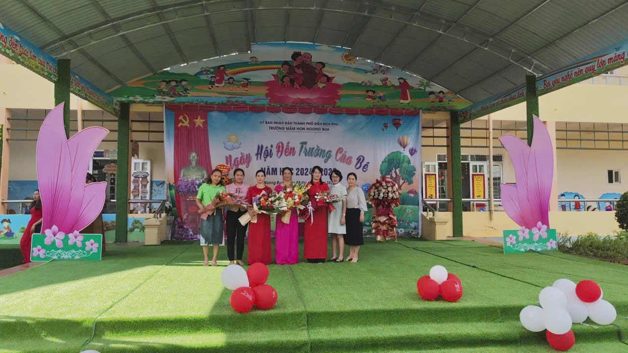 Ảnh trong bài: TƯNG BỪNG “NGÀY HỘI ĐẾN TRƯỜNG CỦA BÉ” NĂM HỌC 2024-2025 CỦA CÁC BÉ TRƯỜNG MẦM NON NOONG BUA