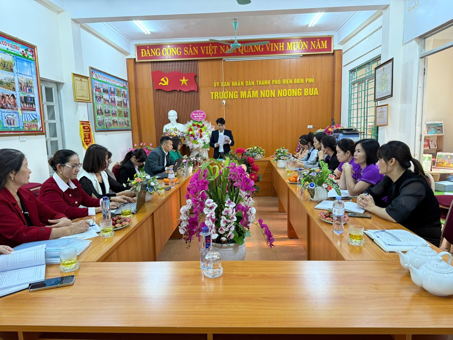 Ảnh trong bài: TRƯỜNG MẦM NON NOONG BUA ĐÓN ĐOÀN ĐÁNH GIÁ NGOÀI SỞ GD&ĐT CÔNG NHẬN KĐCLGD VÀ TRƯỜNG ĐẠT CHUẨN QUỐC GIA, NĂM HỌC 2024-2025
