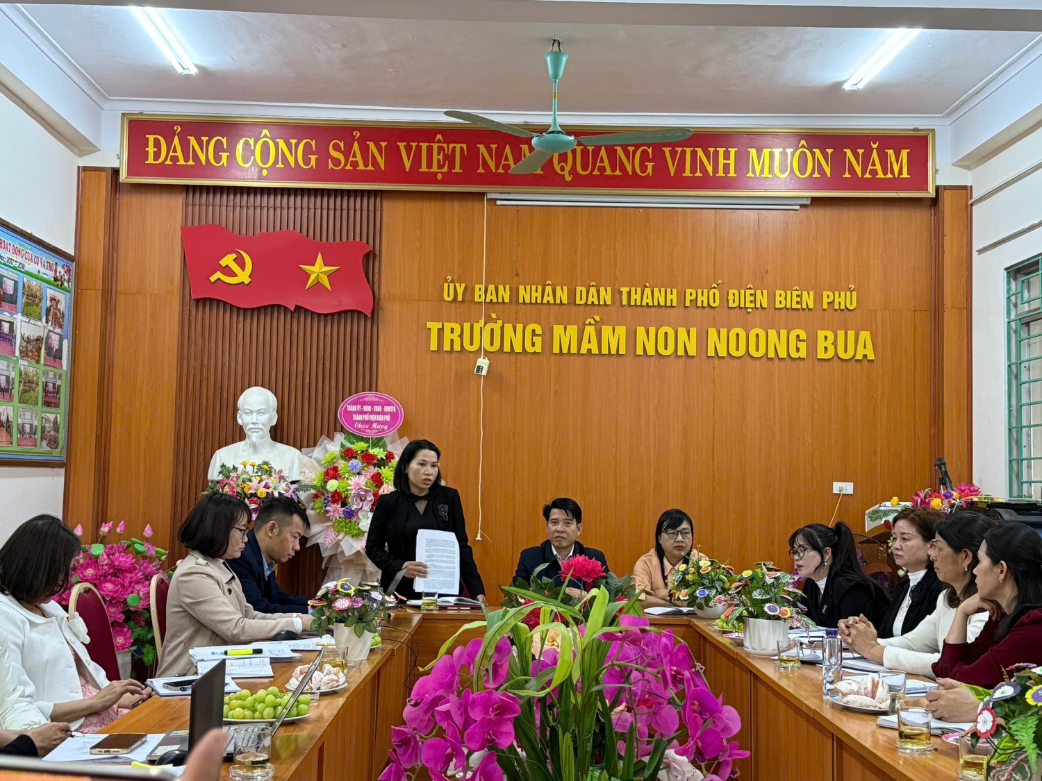 Ảnh trong bài: TRƯỜNG MẦM NON NOONG BUA ĐÓN ĐOÀN ĐÁNH GIÁ NGOÀI SỞ GD&ĐT CÔNG NHẬN KĐCLGD VÀ TRƯỜNG ĐẠT CHUẨN QUỐC GIA, NĂM HỌC 2024-2025