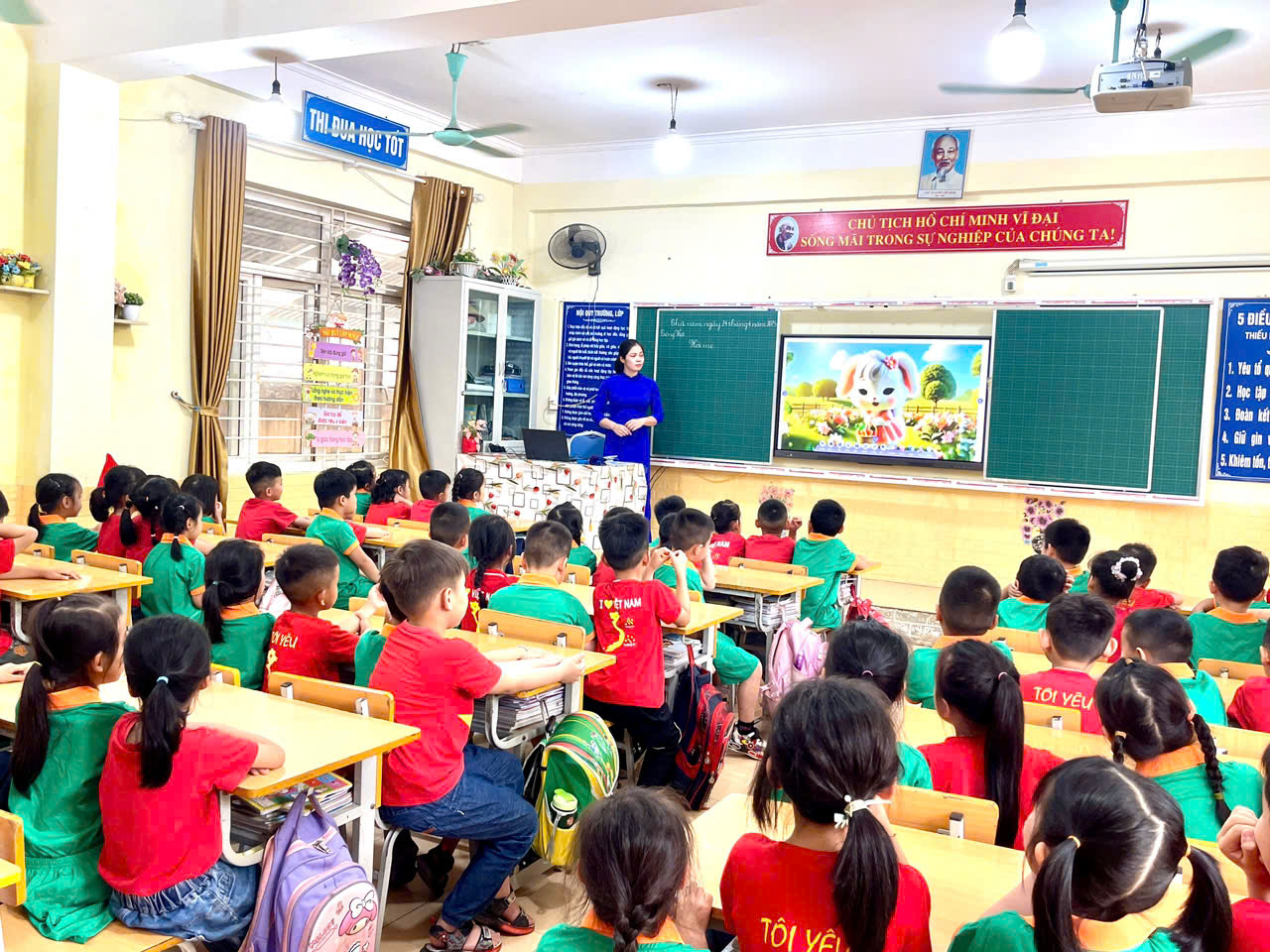 Ảnh trong bài: CÁC BÉ KHỐI MẪU GIÁO 5-6 TUỔI TRƯỜNG MẦM NON NOONG BUA THAM QUAN TRƯỜNG TIỂU HỌC