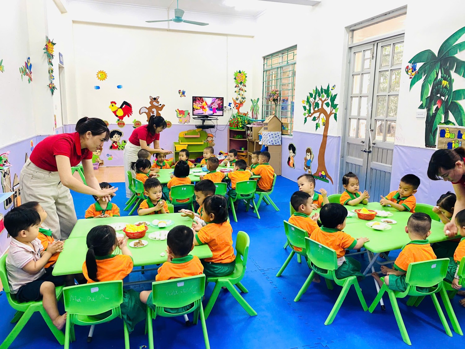 Ảnh trong bài: RỘN RÀNG TRẢI NGHIỆM LÀM BÁNH CHÀO MỪNG NGÀY 8/3 CỦA CÁC BÉ TRƯỜNG MẦM NON NOONG BUA