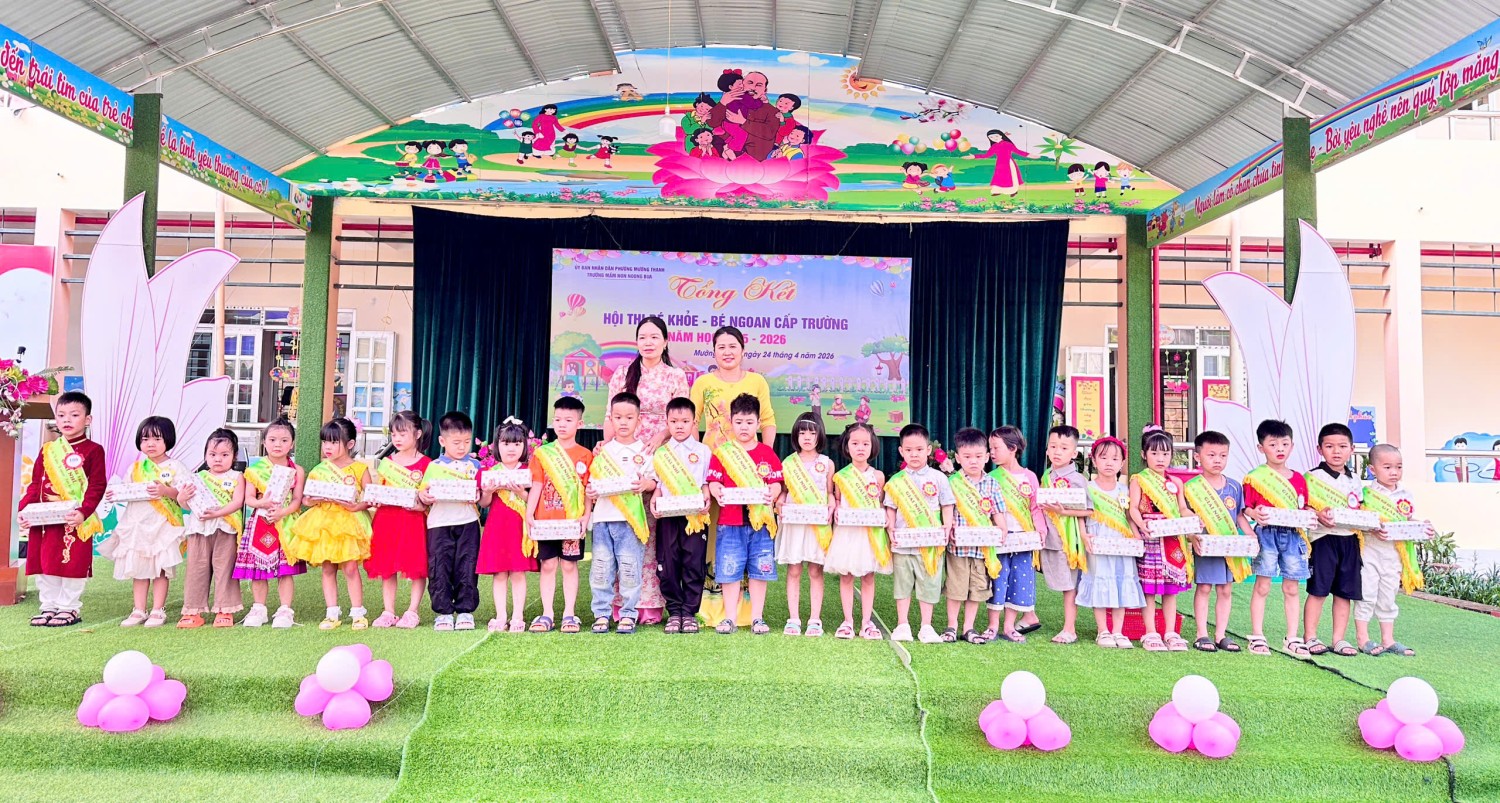 Ảnh trong bài: TRƯỜNG MẦM NON NOONG BUA TỔ CHỨC HỘI THI “BÉ KHỎE – BÉ NGOAN” CẤP TRƯỜNG NĂM HỌC 2025-2026